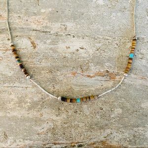 ♥️ Native American ♥️ Liquid Silver Necklace